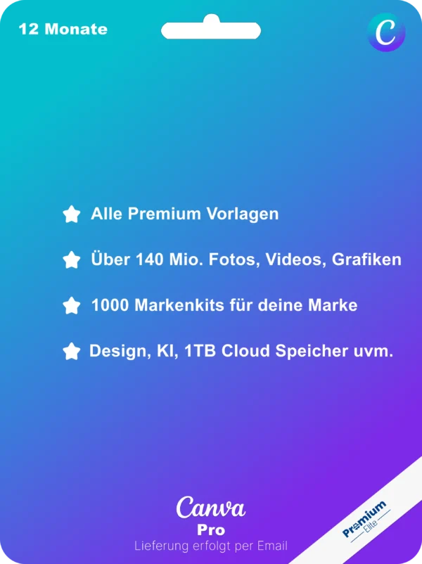 Сanvа Pro 12 Monate | Alle Premium Vorlagen | Über 140 Mio. Fotos, Videos, Grafiken | Sofort Versand ⚡️ – Bild 2